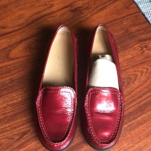Sebago Red Patent Leather Loafers. Sz. 5.5. New without tags, never worn.